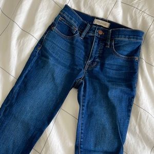 Madewell size 24 straight leg jeans